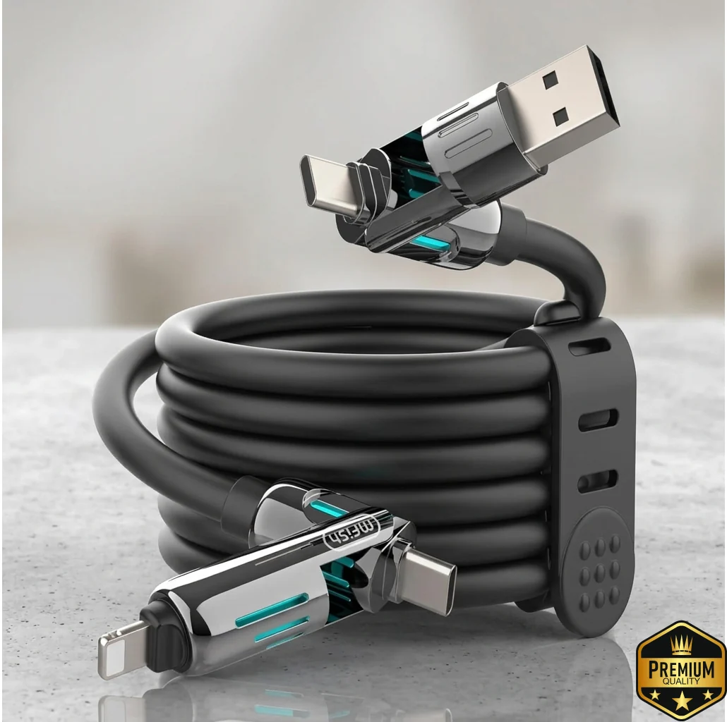 4-in-1 USB Fast Charging Cable - 240W