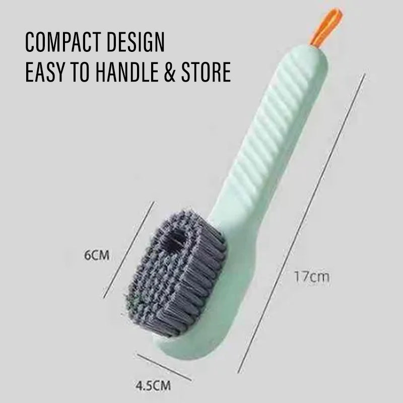 Multifunctional Cleaning Brush with Liquid Compartment