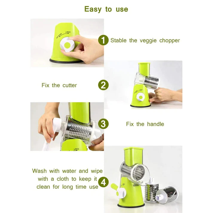 3 in 1 Multifunctional Vegetable Cutter & Slicer