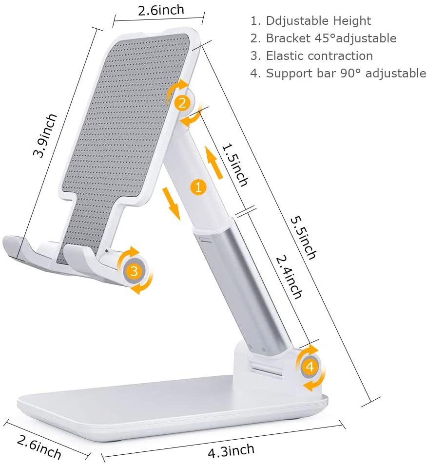 Portable Adjustable Cell Phone Stand