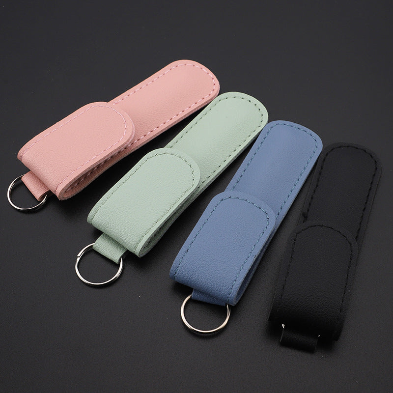 6PCS Ear Pick Cleaning Tools In Leather Case