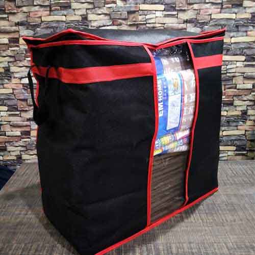 Black Storage Oraganizer Bag for Multipurpose Use