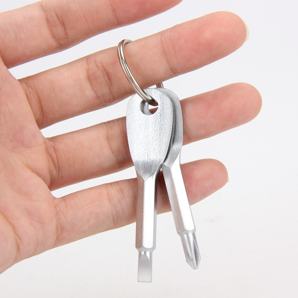 Portable Emergency Keychain Screwdriver