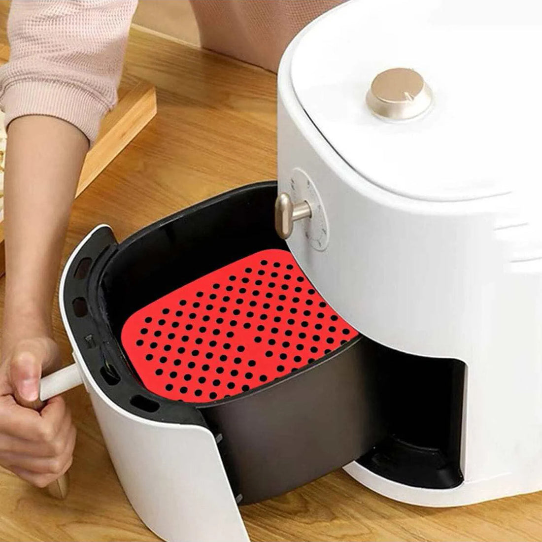 1Pc Silicon Air Fryer Baking Mat